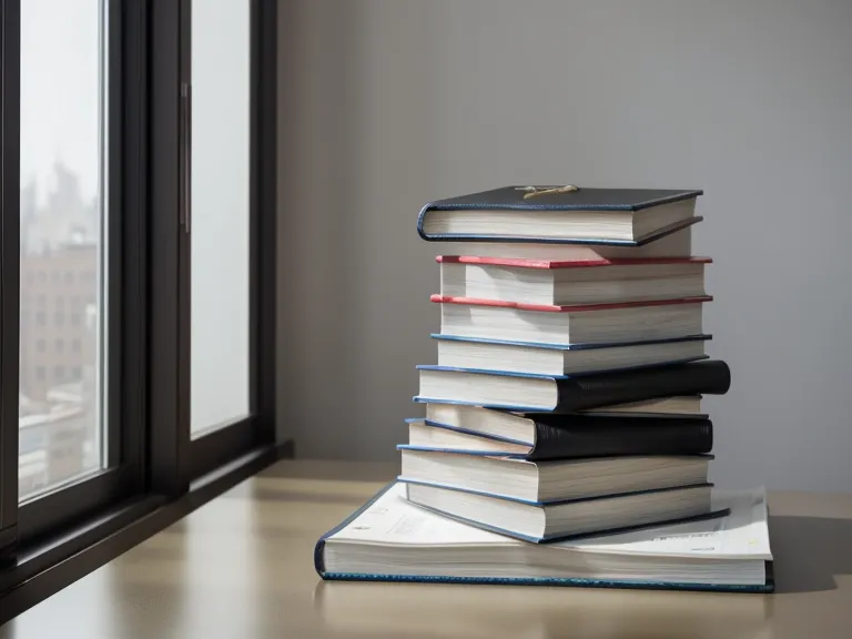 Language learning books and noise-canceling headphones on a desk.