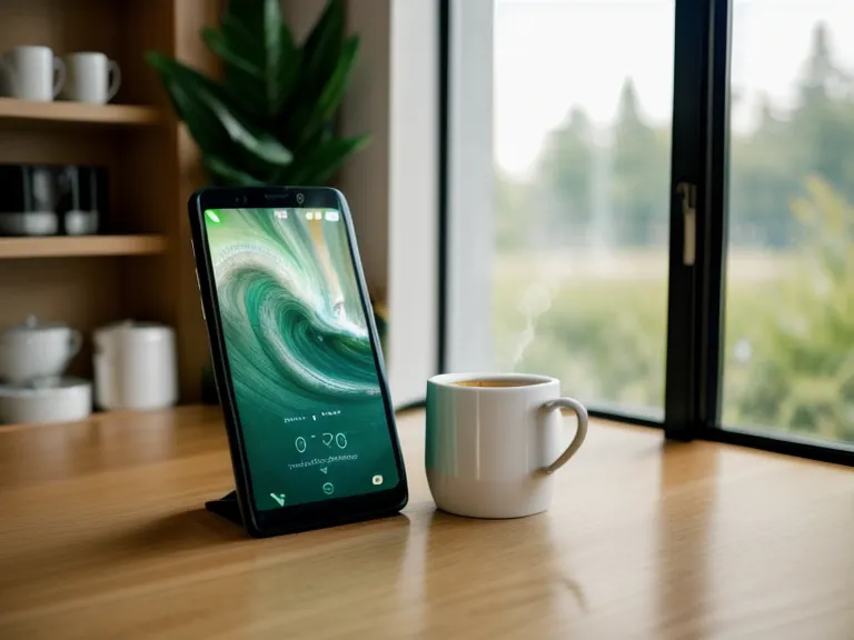 Close-up of a smartphone screen showing a language app's voice recognition feedback.