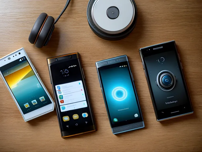Three different language learning apps shown on smartphones side-by-side on a desk.