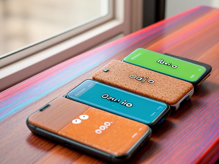 Close-up of the Mondly app on a smartphone next to a biscotti.